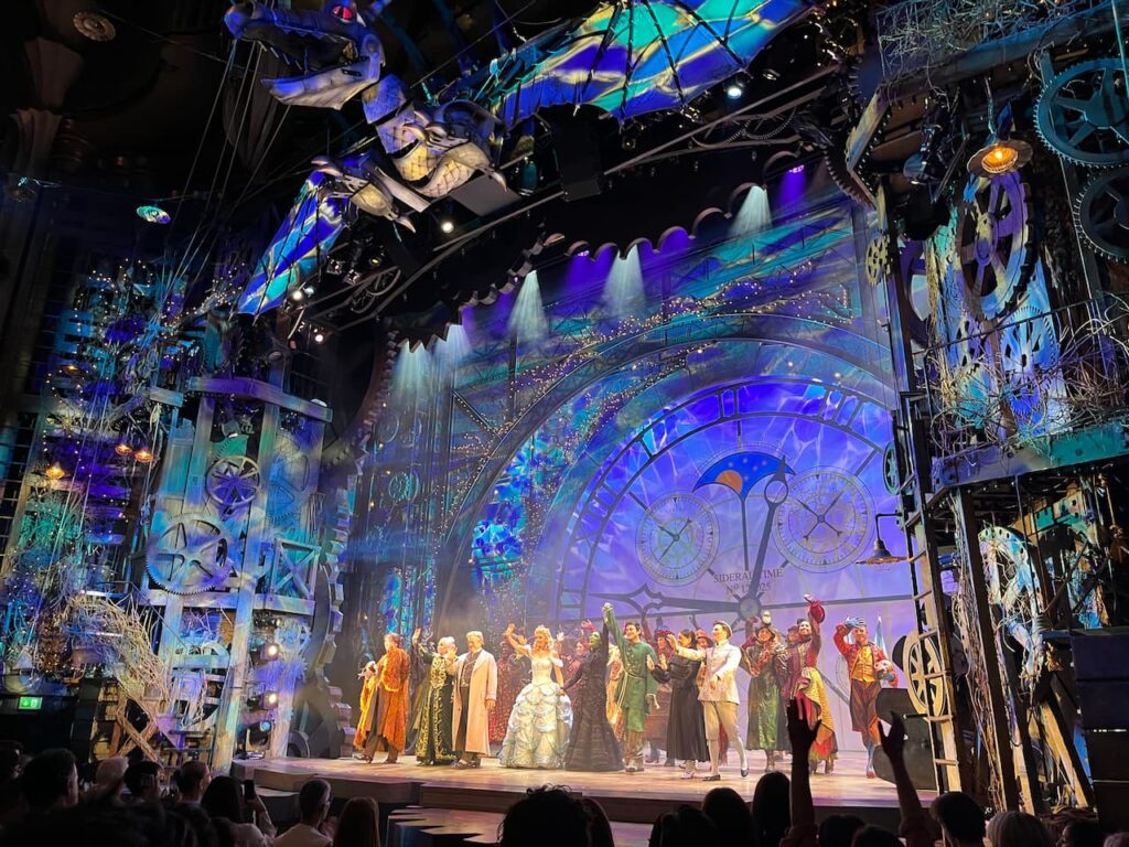 Stage view of London's Wicked musical
