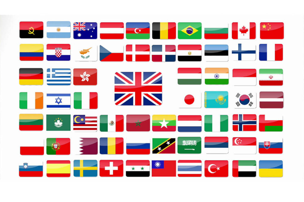 Nationality Mix - Country Flags
