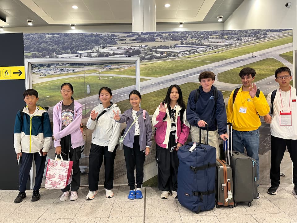 Discovery Summer students at Gatwick