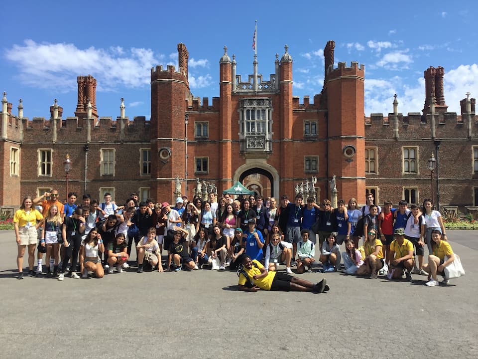Discovery Summer students at Hampton Court Palace